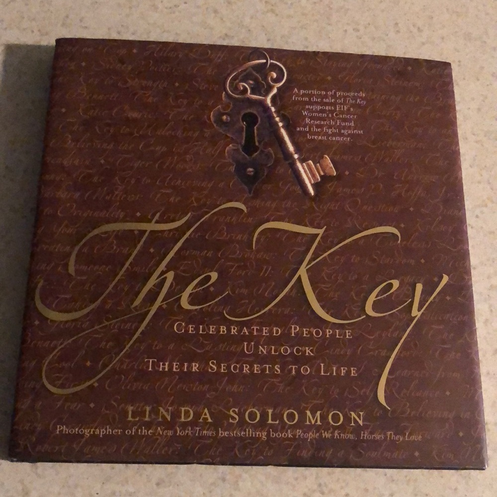 New “The Key” Celebrated People Unlock Their Secrets To Life Book.